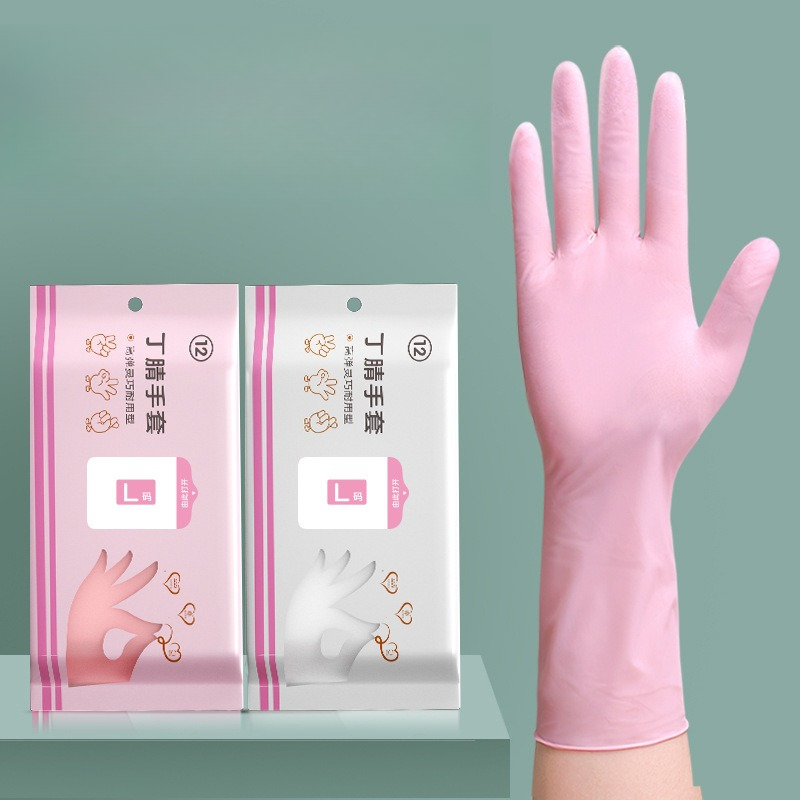 Dish Glove Rubber - 확장형 내구성 일회용 설거지 장갑 니트릴
