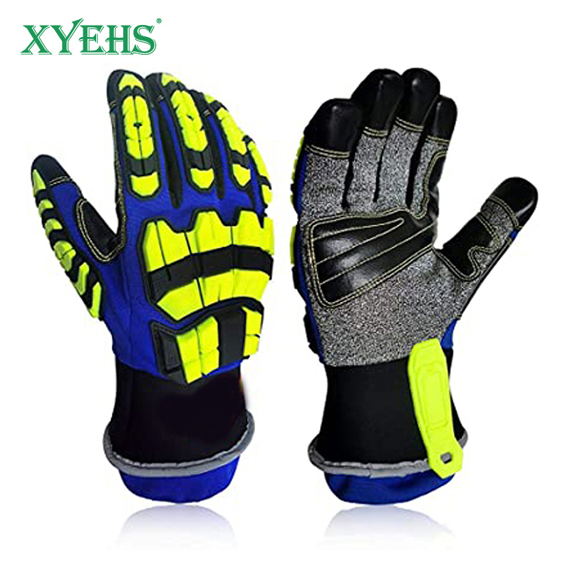 Work Glove Impact - XYEHS ANSI CUT A5 구조 및