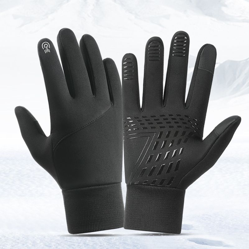 Ski Glove Waterproof - 남성 여성용 사이클링 장갑 오토바이 운전자용