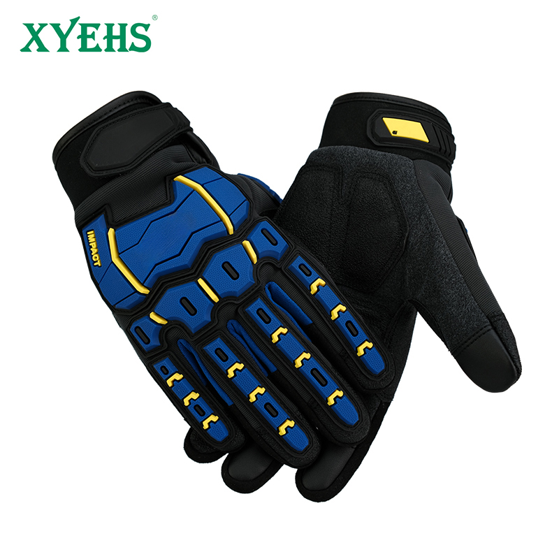 Work Glove Impact - TPR 충격 방지 작업 장갑, 건설,