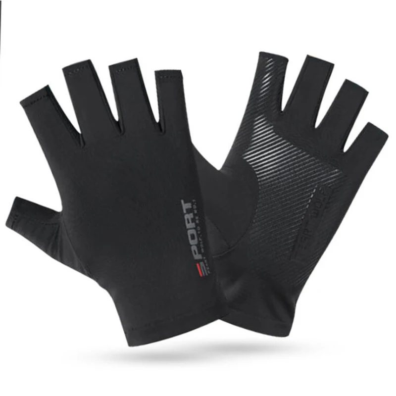 Cycling Glove Padded - 남성용 반 손가락 사이클링 장갑, 미끄럼
