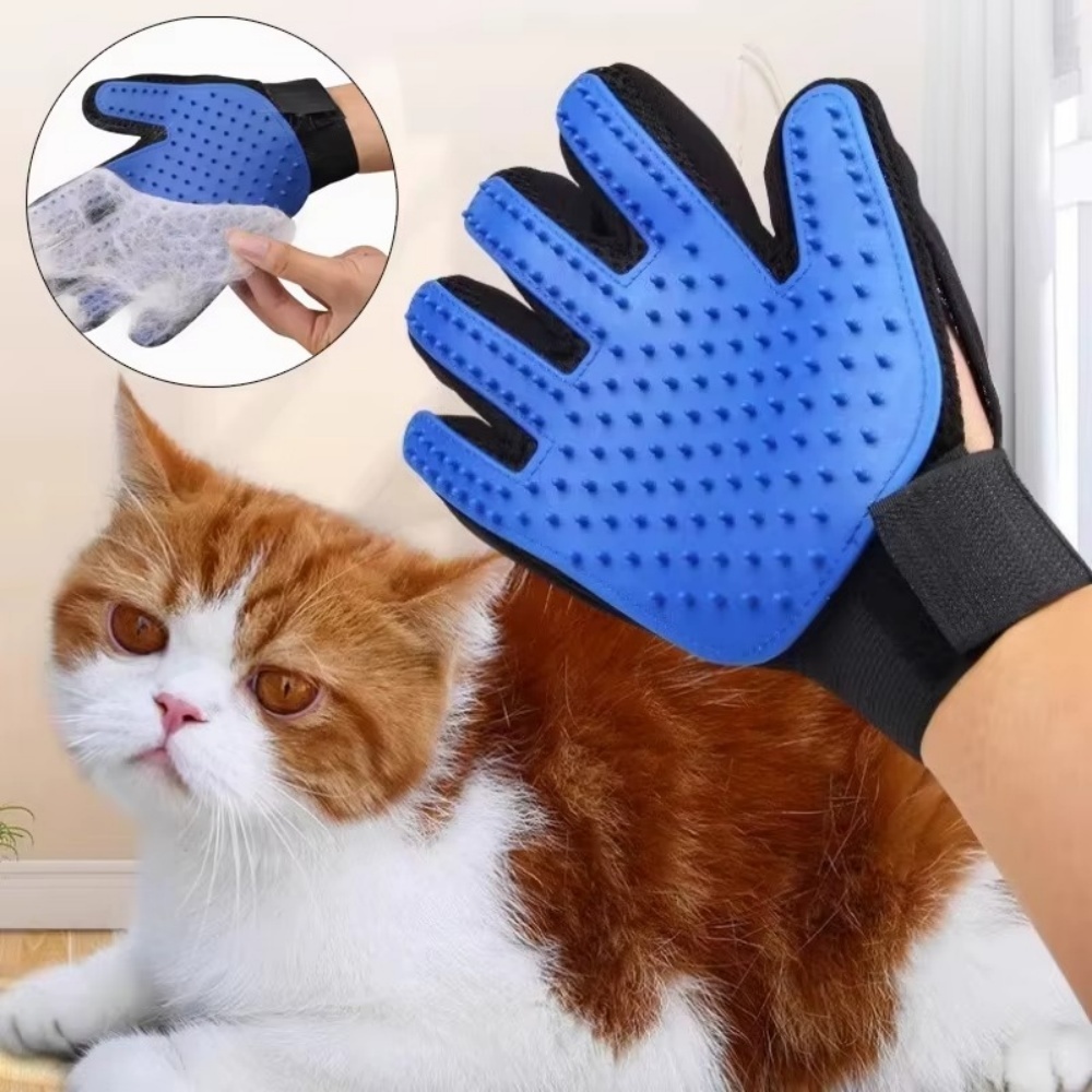 Rubber Glove Cleaning - 애완동물 고양이 강아지 그루밍 장갑 고양이