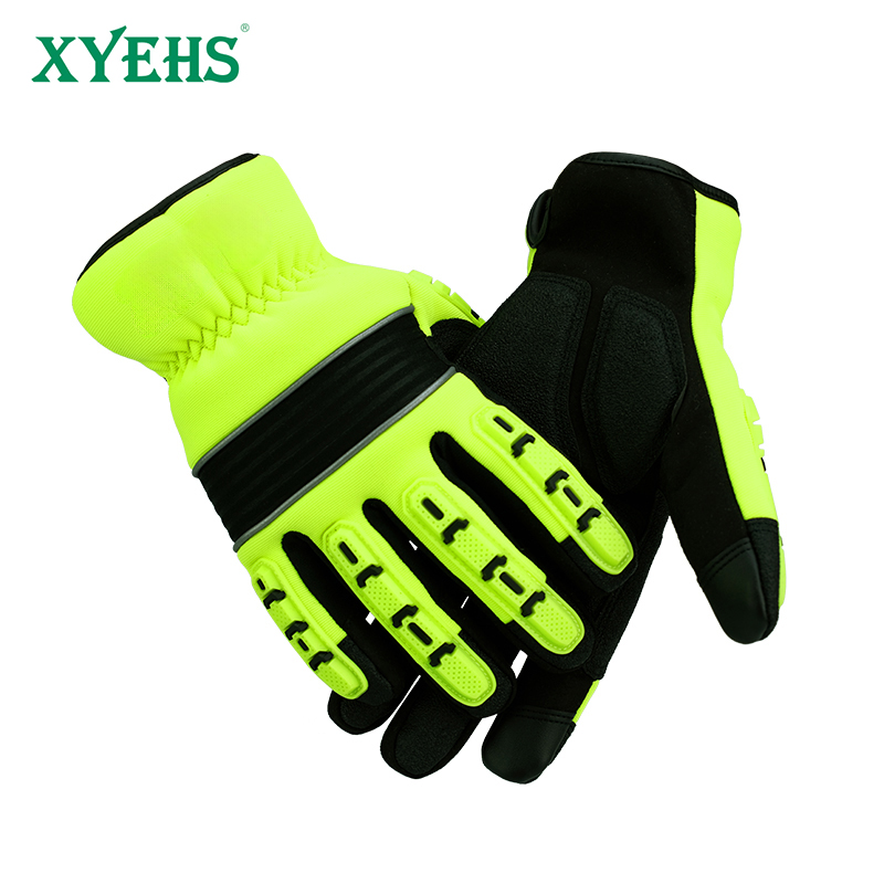 Work Glove Impact - 5mm TPR 충격 방지, 방한 방수
