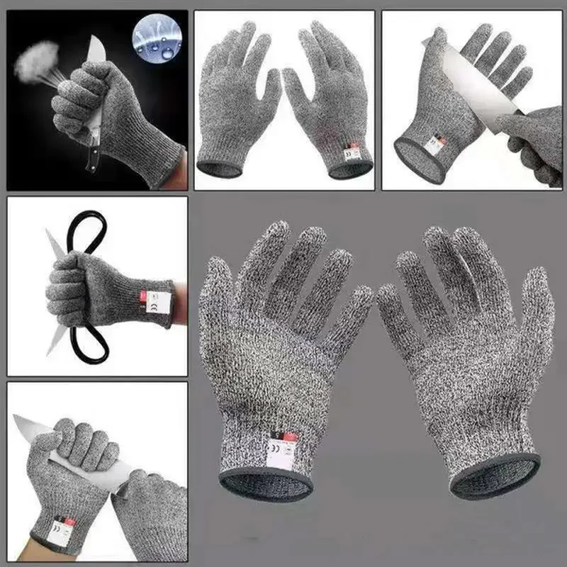 Cut Resistant Glove - 5단계 절단 방지 및 찔림 방지