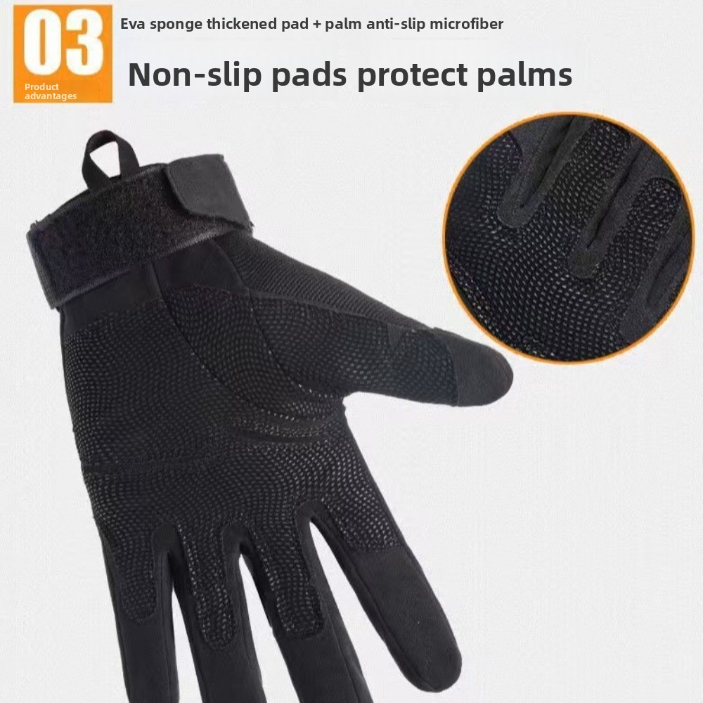 Cut Resistant Glove - 내마모성 오토바이 장갑 미끄럼 방지 폴리에스터