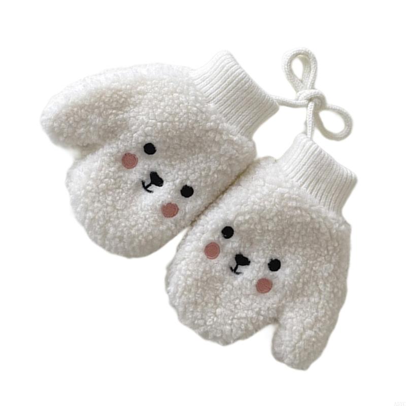 A5YC 양털 안감 유아 장갑은 사랑스러운 곰 디자인  - Wool Glove Lined 리뷰 및 가격