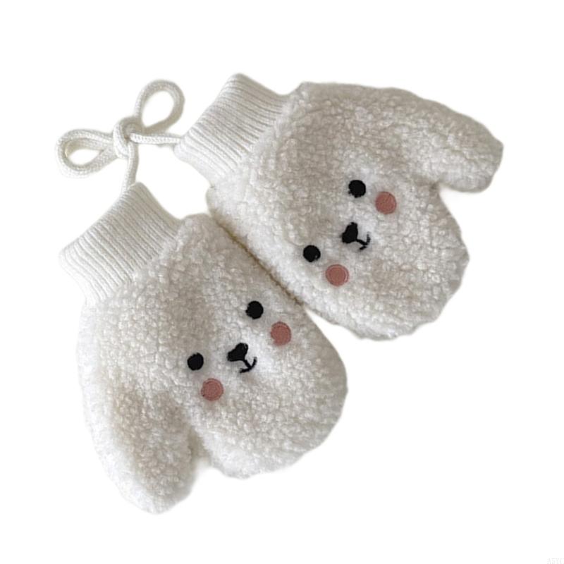 A5YC 양털 안감 유아 장갑은 사랑스러운 곰 디자인  - Wool Glove Lined 리뷰 및 가격