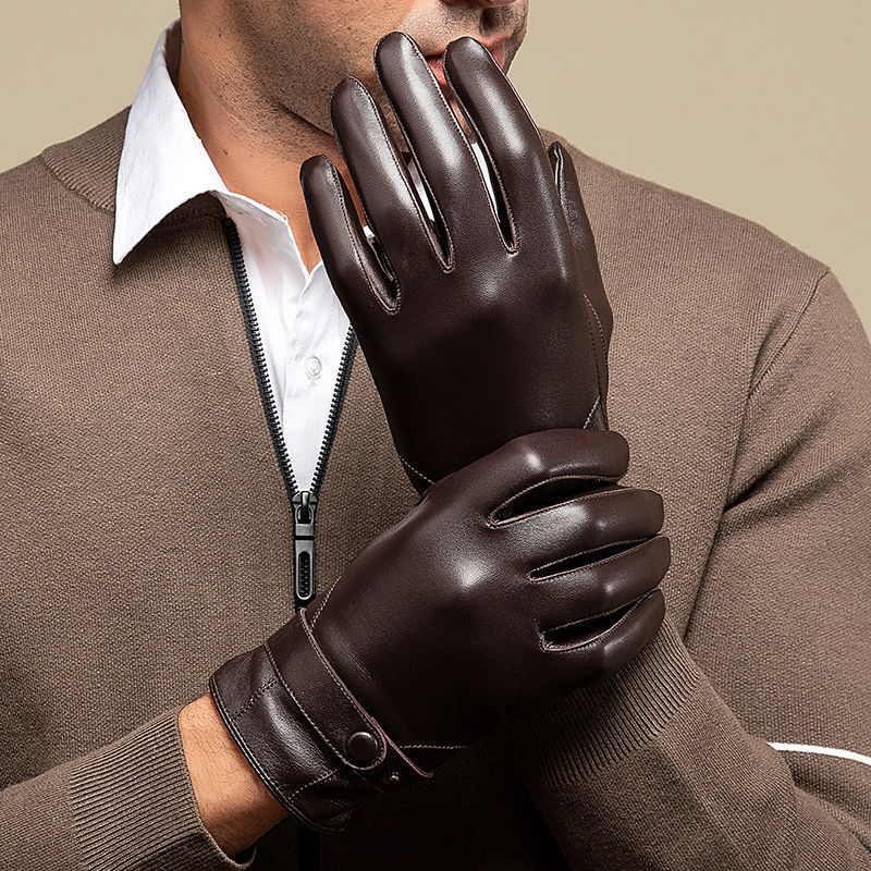 100% 진짜 가죽 장갑 남성용, 두껍고 따뜻한 드라이 - Leather Driving Glove 리뷰 및 가격