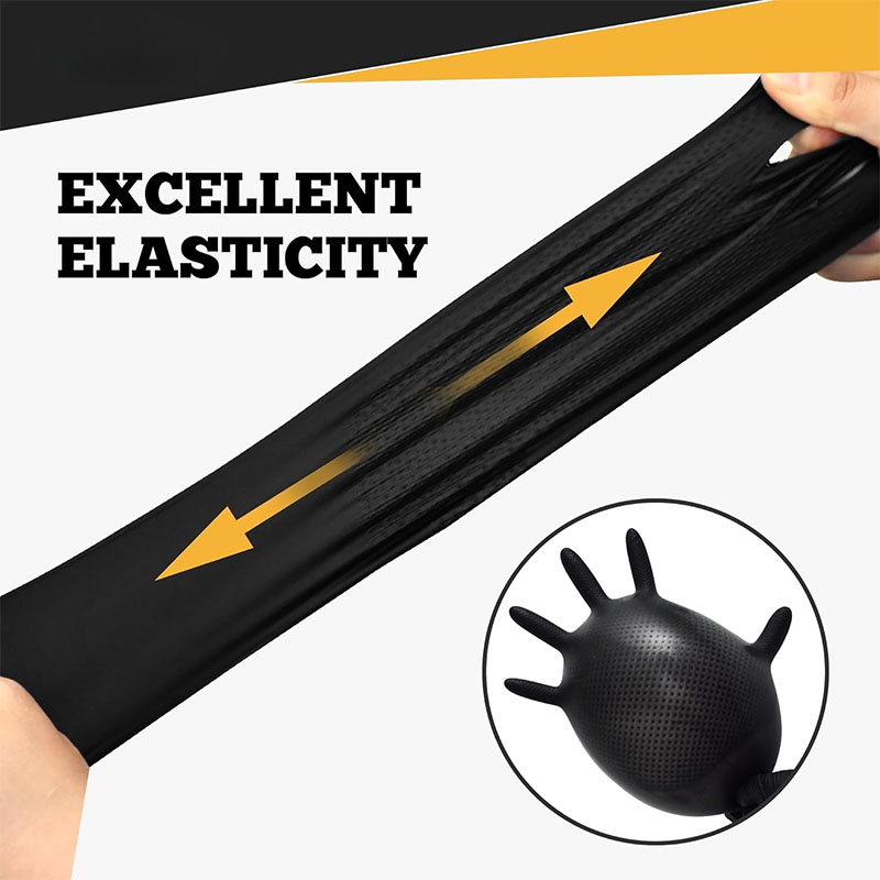 2-100PCS 8밀 헤비 듀티 산업용 블랙 니트릴 장 - Nitrile Mechanic Glove 리뷰 및 가격
