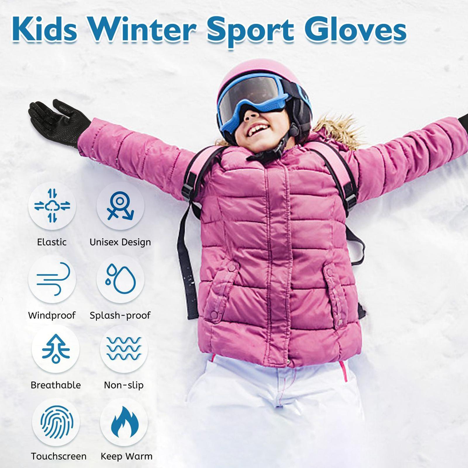 어린이를위한 겨울 장갑 터치 스크린 절연 장갑 어린이  - Winter Glove Insulated 리뷰 및 가격