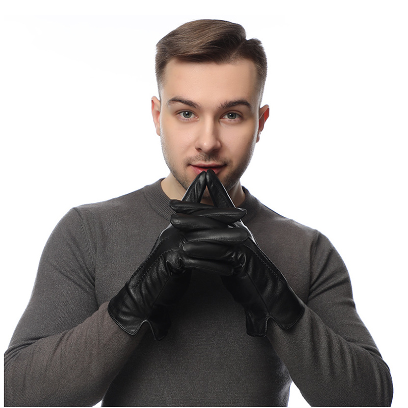 겨울 정품 양피 가죽 장갑 남자 따뜻한 양모 안감 전체 - Wool Glove Lined 리뷰 및 가격