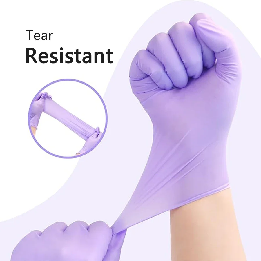 10-100pcs 일회용 보라색 니트릴 장갑 라텍스 프 - Nitrile Mechanic Glove 리뷰 및 가격
