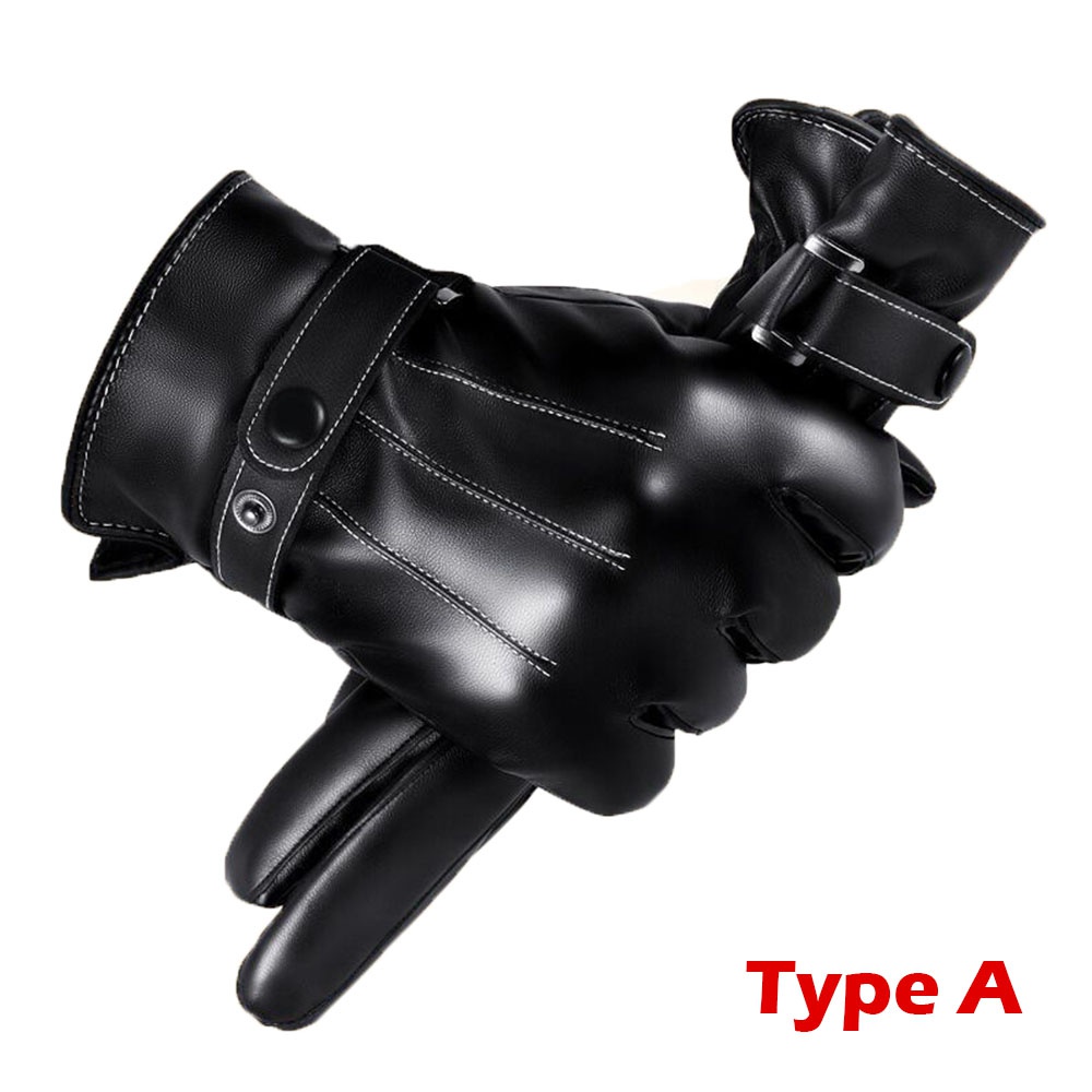 1쌍 겨울 장갑 따뜻한 운전 오토바이 풀핑거 블랙 라이 - Leather Driving Glove 리뷰 및 가격