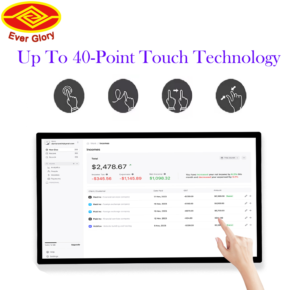 맞춤형 27인치 고휘도 방수 정전식 Pcap 글러브 터 - Touchscreen Glove Capacitive 리뷰 및 가격