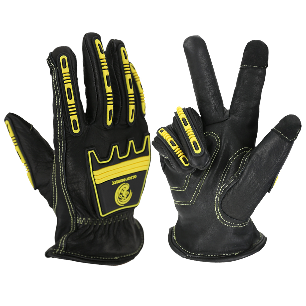 Olson Deepak 충격 가죽 작업 장갑, 겨울 블 - Work Glove Impact 리뷰 및 가격