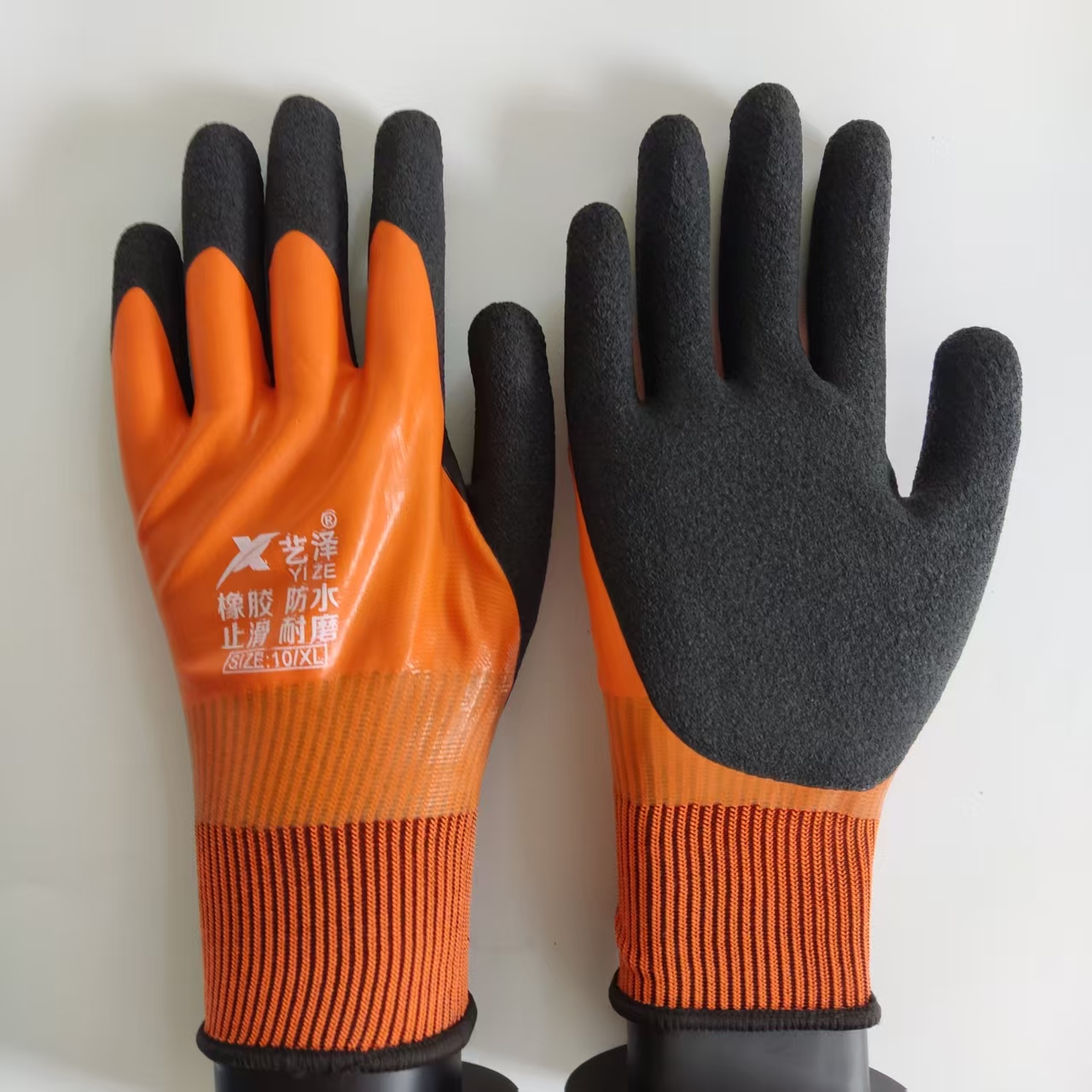 1 쌍 작업 장갑 방수 고무 미끄럼 방지 이중 코팅 내 - Gardening Glove Waterproof 리뷰 및 가격