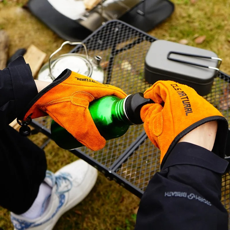 내열성 바베큐 장갑 소가죽 캠핑 화덕 손질용 장갑 미끄 - Heat Resistant Glove 리뷰 및 가격