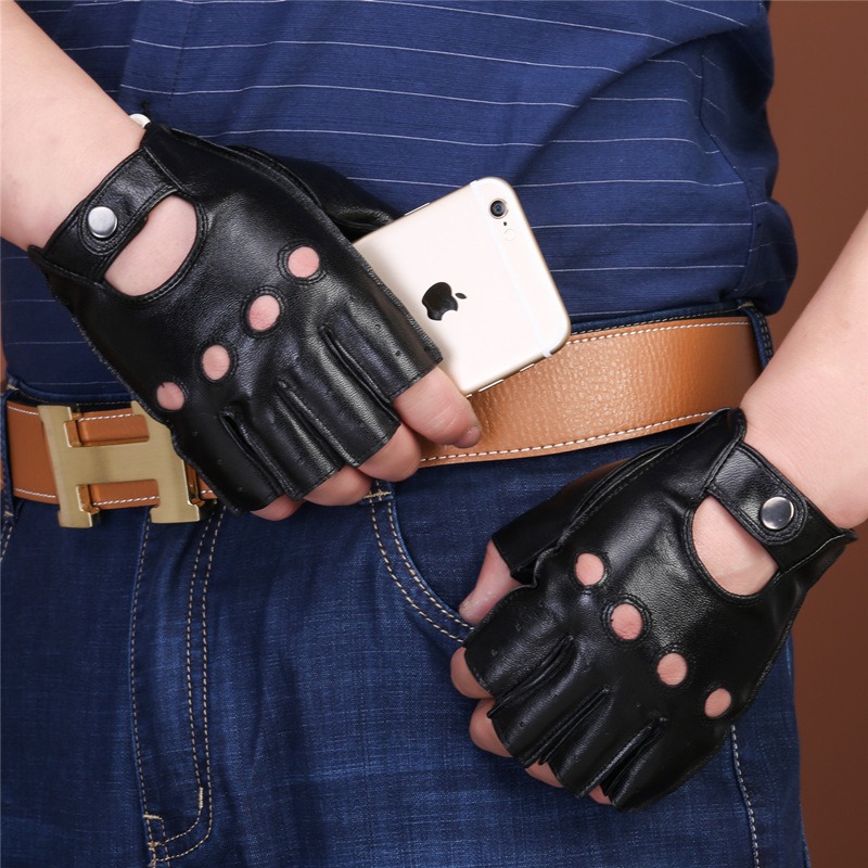 사이클링 오픈 핑거 장갑, 남녀 스포츠 피트니스, 오토 - Leather Driving Glove 리뷰 및 가격