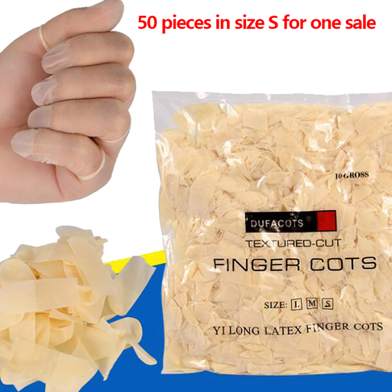 새로운 50 개/갑 일회용 라텍스 손가락 커버 고무 미 - Latex Disposable Glove 리뷰 및 가격