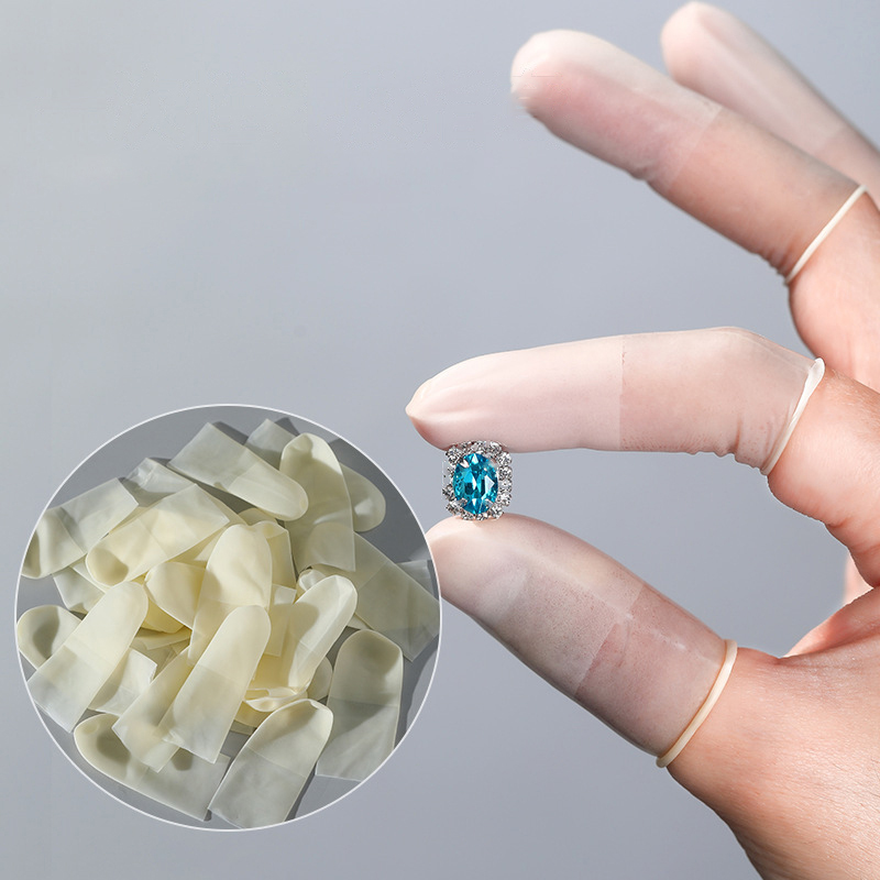 새로운 50 개/갑 일회용 라텍스 손가락 커버 고무 미 - Latex Disposable Glove 리뷰 및 가격