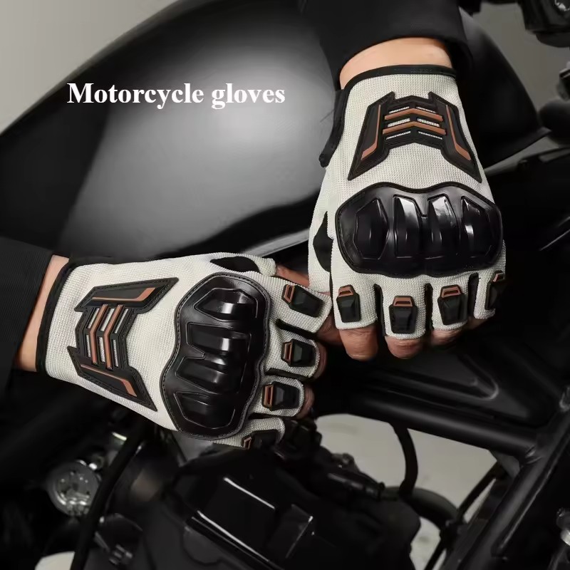 통기성 오토바이 장갑 야외 사이클링을위한 반 손가락 내 - Cut Resistant Glove 리뷰 및 가격