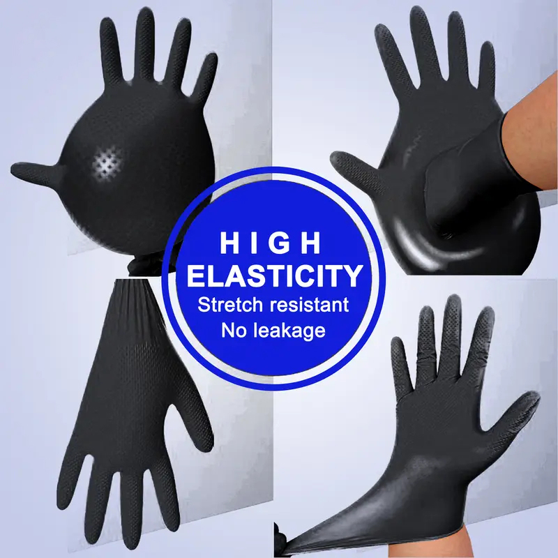8mil 헤비듀티 산업용 오렌지색 일회용 니트릴 장갑  - Rubber Glove Cleaning 리뷰 및 가격