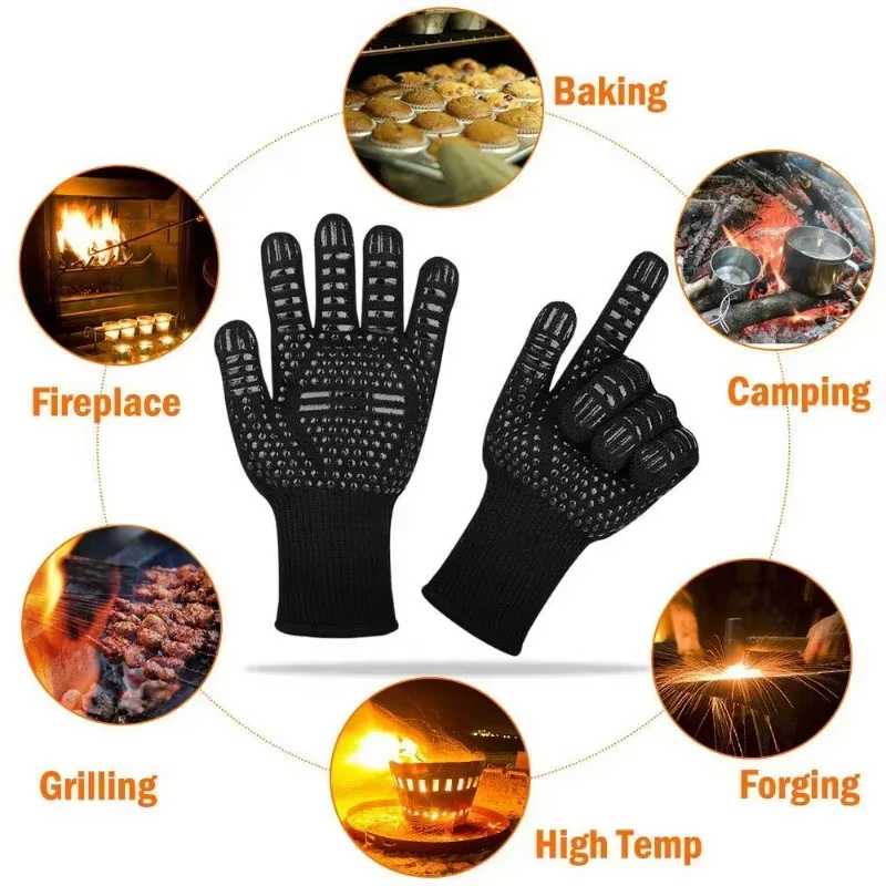 원피스 바베큐 장갑 고온 저항 오븐 미트 500 800 - Oven Mitt Silicone 리뷰 및 가격