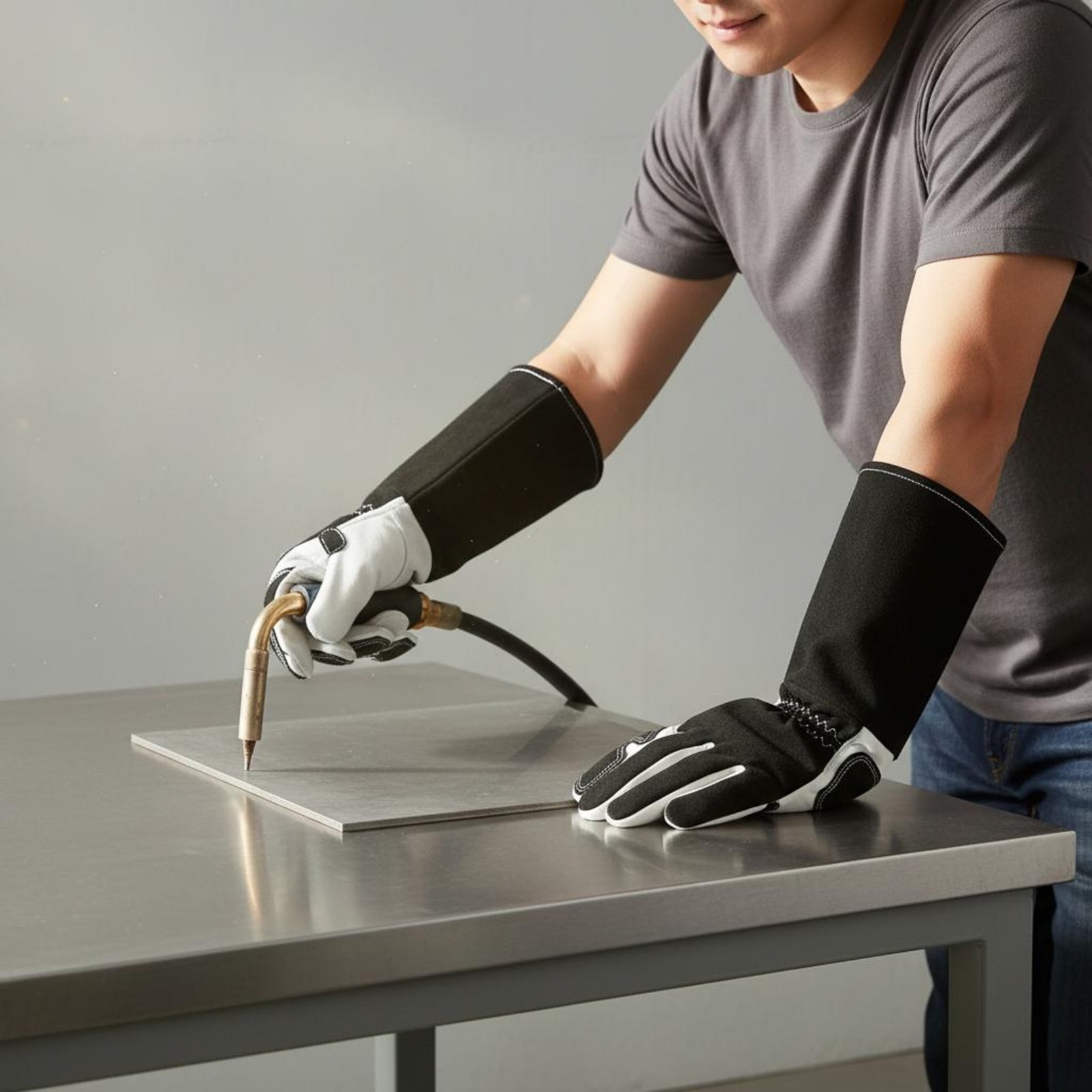 TIG 금속 가공 장갑 유연한 손가락 디자인 내열성 가 - Heat Resistant Glove 리뷰 및 가격