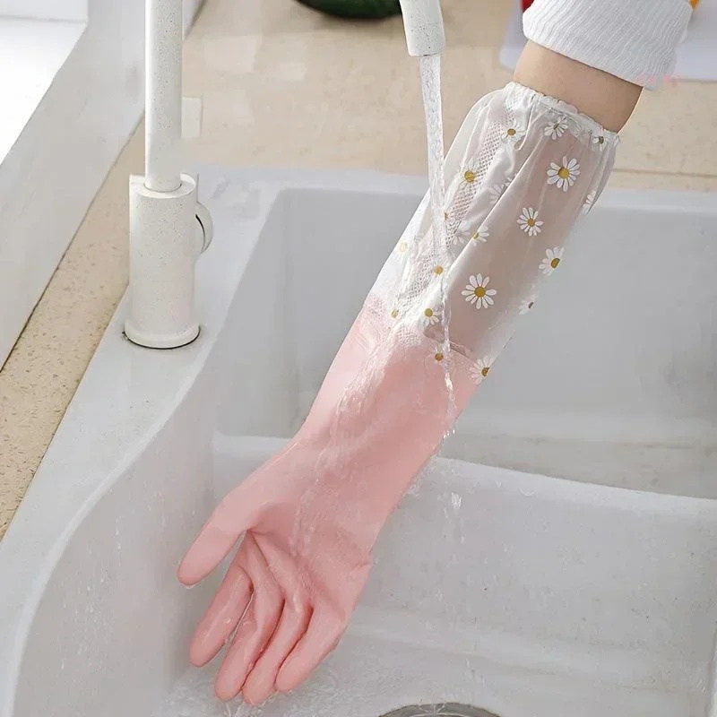 가정용 긴팔 고무장갑 설거지 장갑 주방 오븐 애완동물  - Dish Glove Rubber 리뷰 및 가격