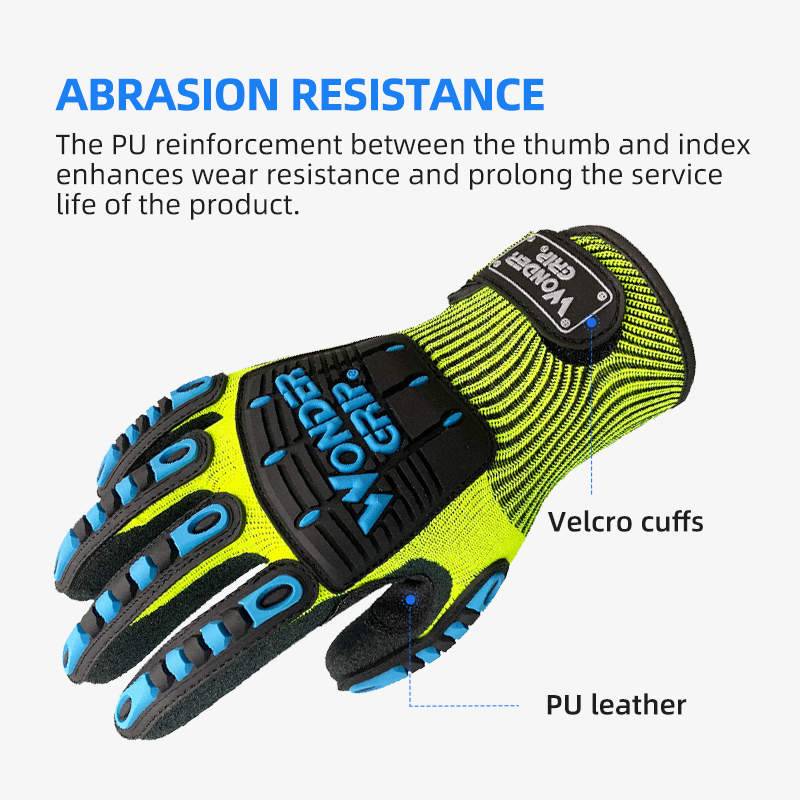 원더 그립 충격 방지 및 진동 안전 작업 장갑(PVC  - Work Glove Impact 리뷰 및 가격