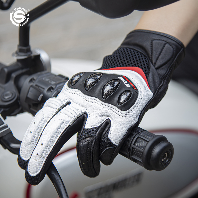 스타 필드 나이트 여성용 오토바이 장갑 염소 가죽 통기 - Motorcycle Glove Knuckle 리뷰 및 가격