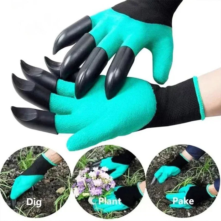 손톱이 있는 1쌍의 정원용 장갑, 방수 통기성 작업 장 - Gardening Glove Waterproof 리뷰 및 가격