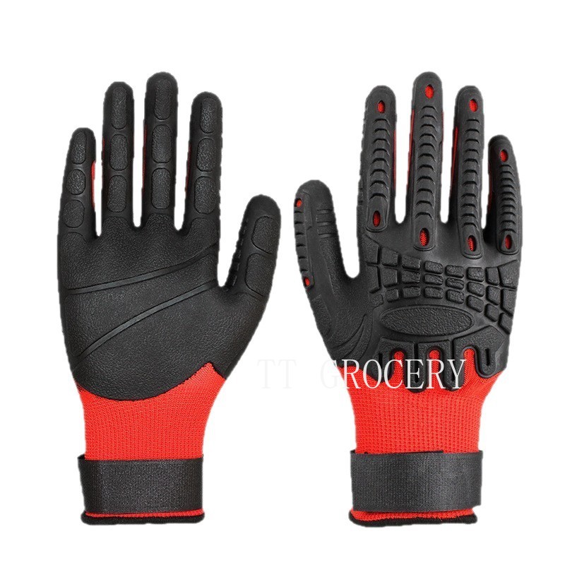 TPE 충격 방지 내충격 장갑 중공업 기계 충격 흡수  - Work Glove Impact 리뷰 및 가격