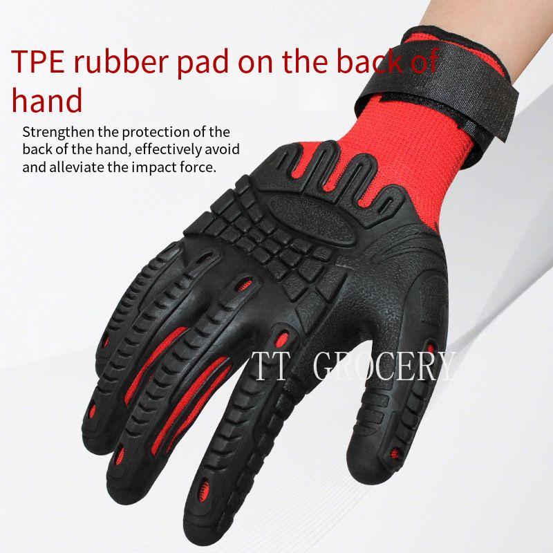 TPE 충격 방지 내충격 장갑 중공업 기계 충격 흡수  - Work Glove Impact 리뷰 및 가격