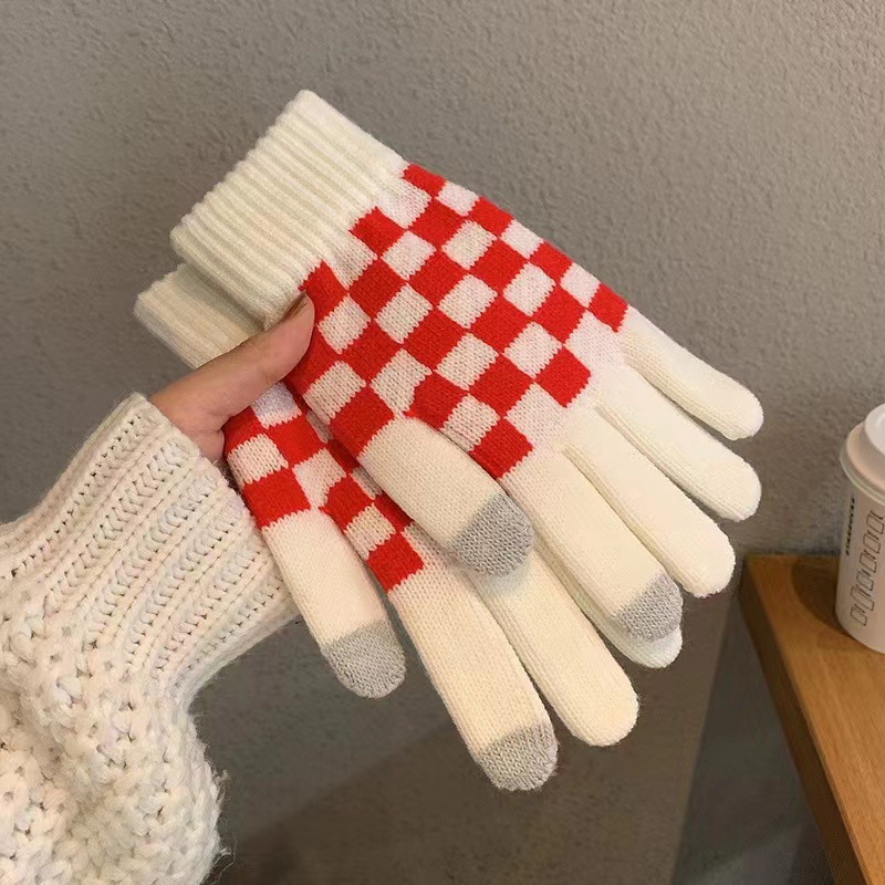 겨울 탄성 뜨개질 장갑, 여성 패션, 체커보드 매직 스 - Magic Touch Glove 리뷰 및 가격