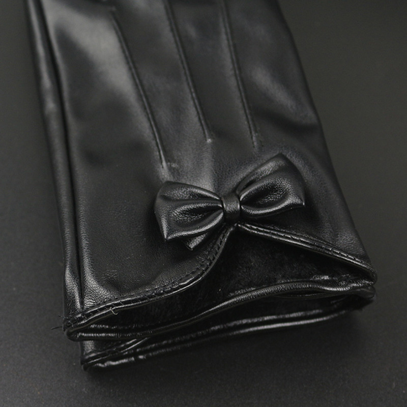고품질 가죽 여성 패션 따뜻한 블랙 보우 사이클링 장갑 - Leather Driving Glove 리뷰 및 가격
