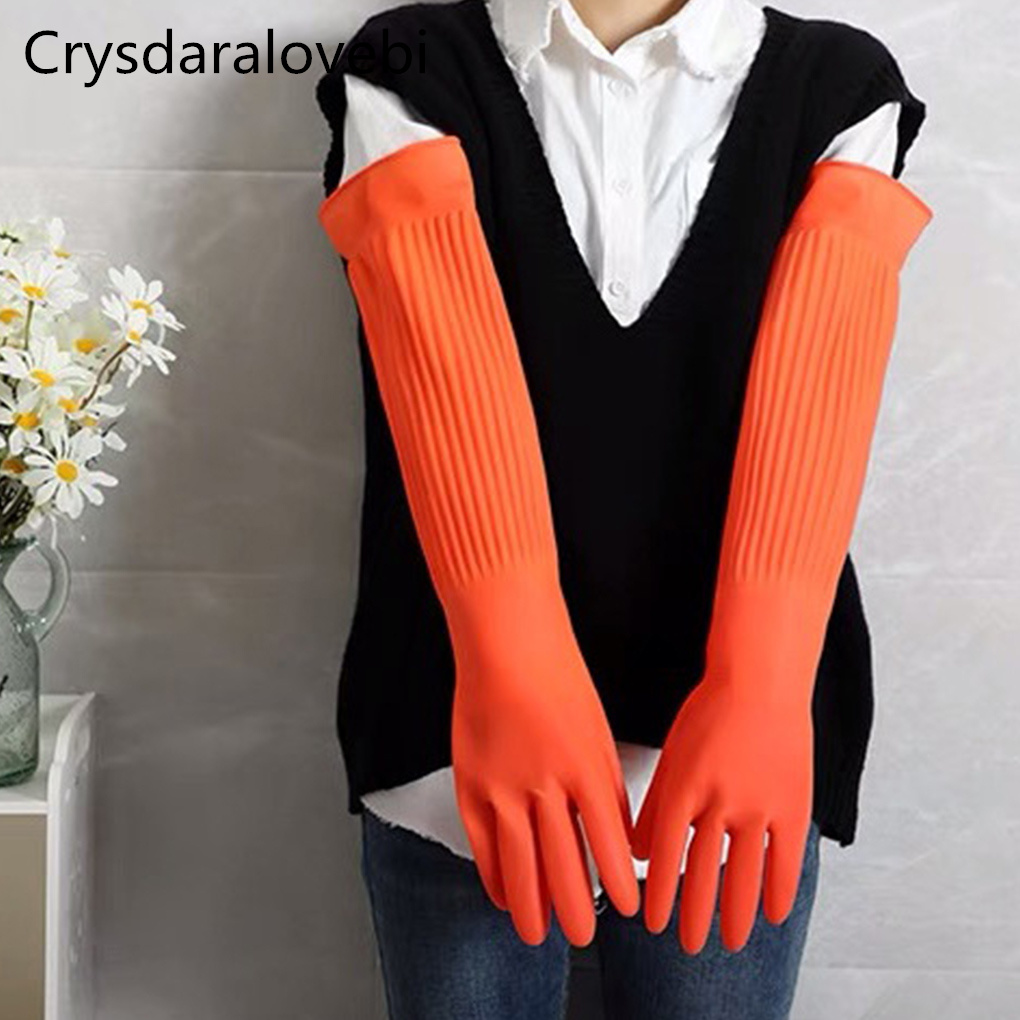 45/55cm 방수 가정용 장갑 따뜻한 식기 세척 장갑 - Rubber Glove Cleaning 리뷰 및 가격
