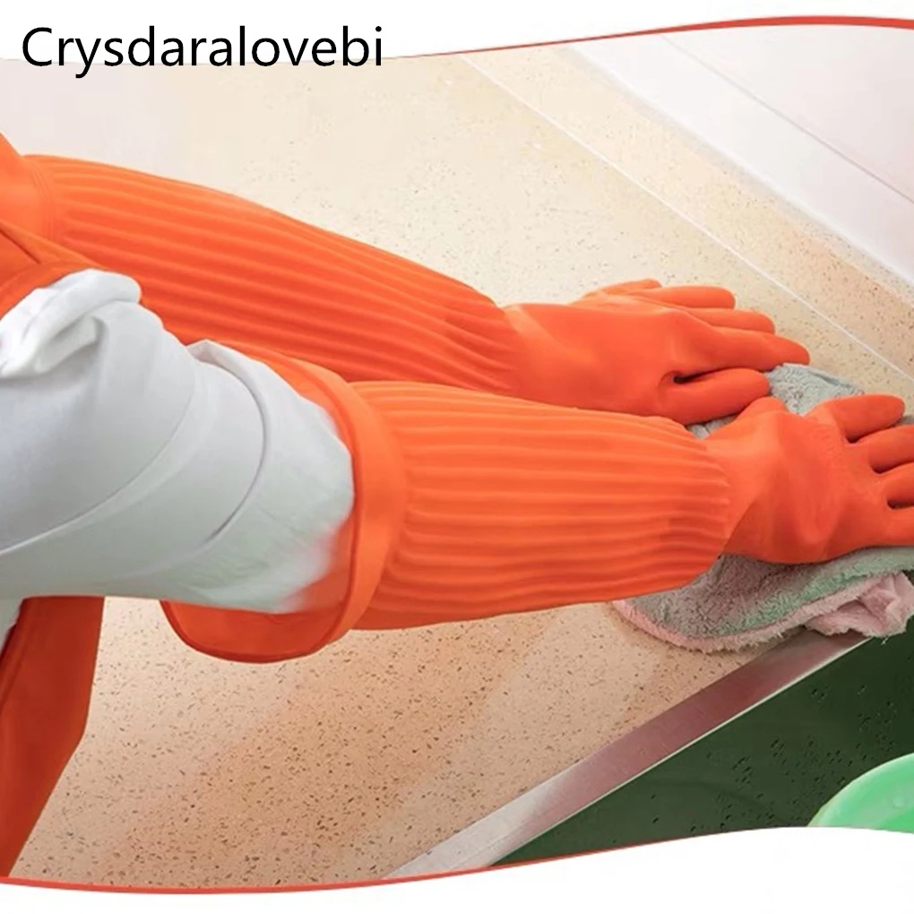 45/55cm 방수 가정용 장갑 따뜻한 식기 세척 장갑 - Rubber Glove Cleaning 리뷰 및 가격