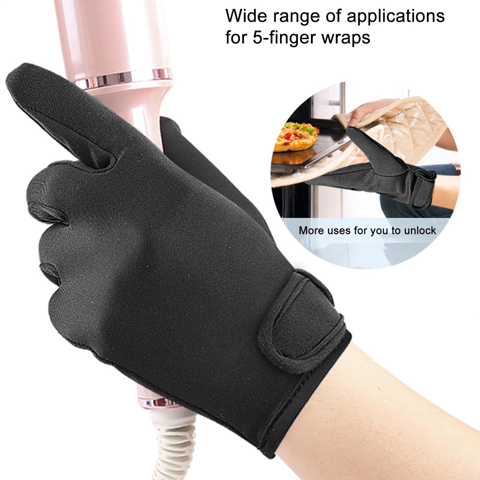 1PC 내열성 손가락 장갑 헤어 스트레이트너 펌 컬링  - Heat Resistant Glove 리뷰 및 가격