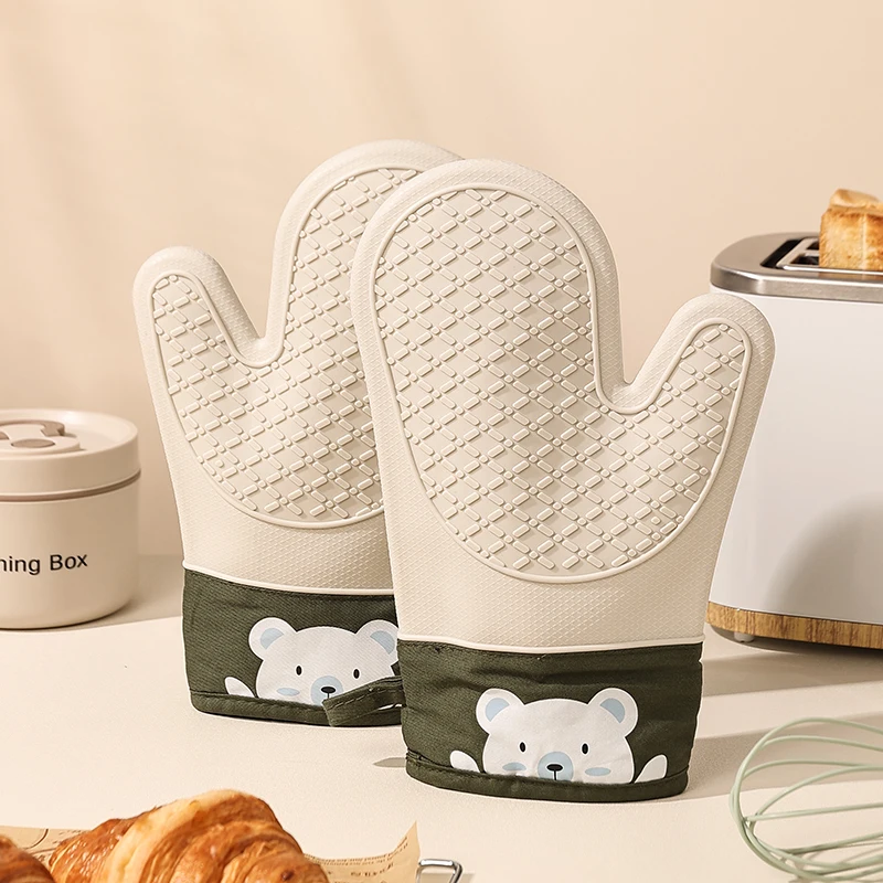 실리콘 단열 장갑 두꺼워진 미끄럼 방지 고온 오븐 장갑 - Oven Mitt Silicone 리뷰 및 가격