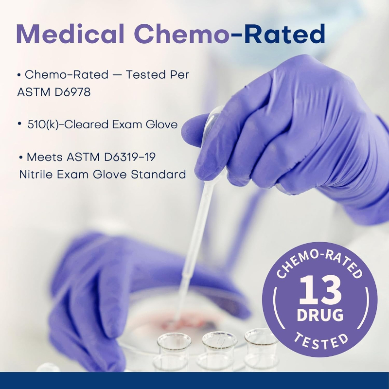 일회용 장갑 보라색 니트릴 의료용 검진 장갑 100개  - Exam Glove Nitrile 리뷰 및 가격