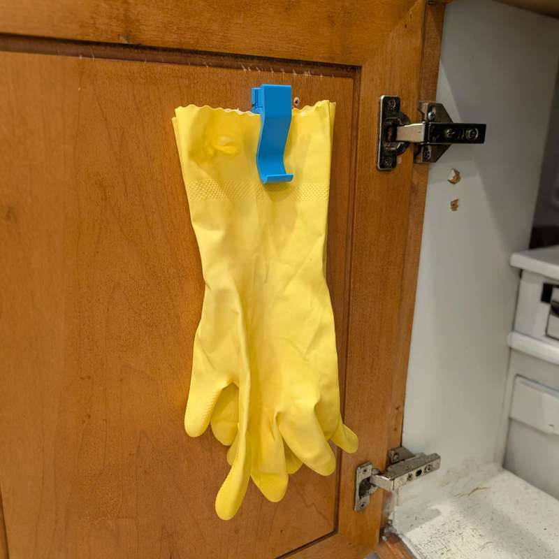 주방 욕실 벽걸이 스프링 클램프 홀더 고무 청소 장갑  - Rubber Glove Cleaning 리뷰 및 가격