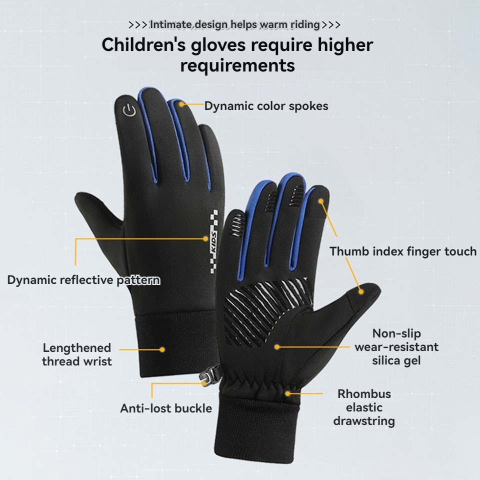 겨울 어린이 장갑 패딩 따뜻한 바람 차가운 승마 장갑  - Ski Glove Waterproof 리뷰 및 가격