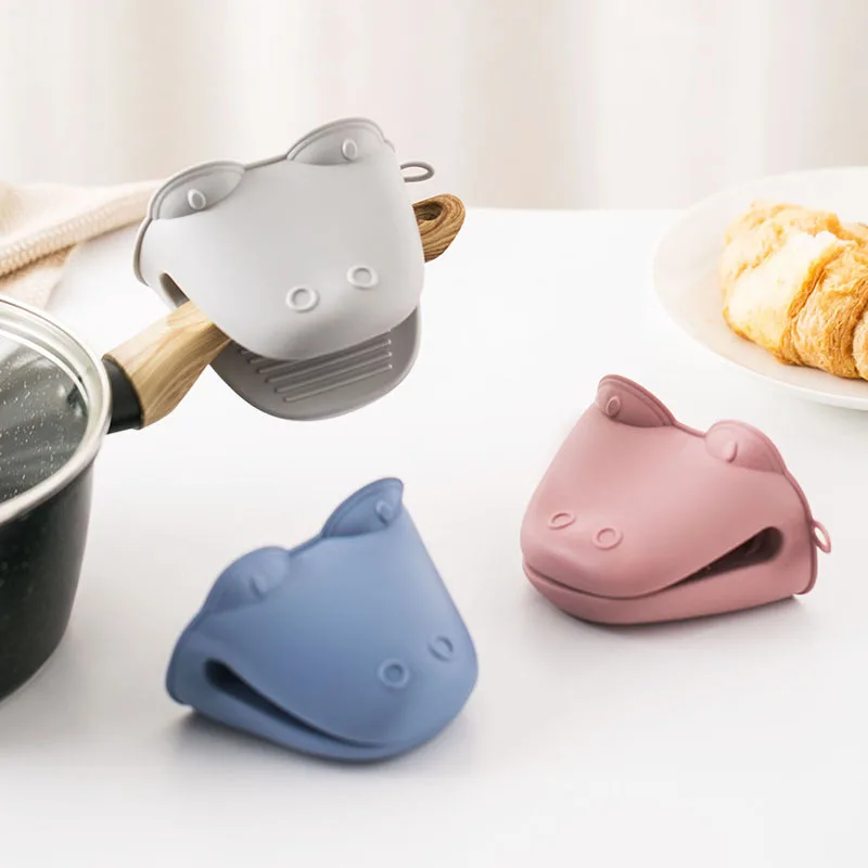 두꺼운 고온 저항 오븐 장갑 및 만화 하마 실리콘 핸드 - Oven Mitt Silicone 리뷰 및 가격