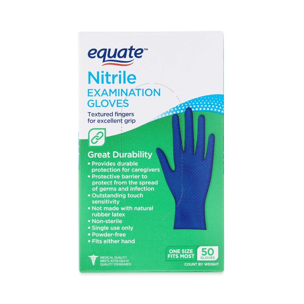 에콰트 니트릴 검진용 장갑, 대부분의 사이즈에 맞는 원 - Exam Glove Nitrile 리뷰 및 가격