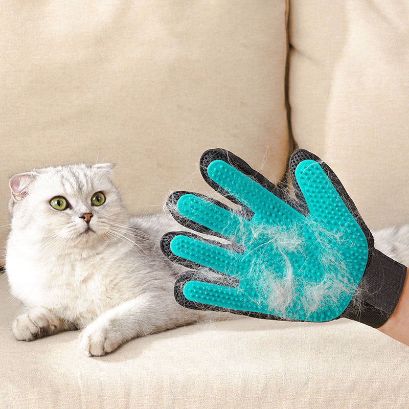 반려동물 그루밍 장갑, 고양이와 강아지를 위한 부드러운 - Rubber Glove Cleaning 리뷰 및 가격