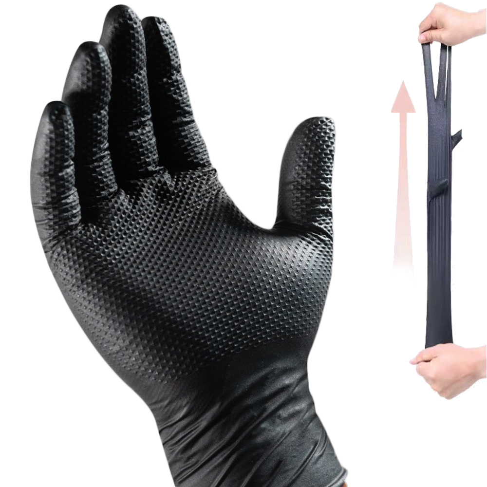 헤비 듀티 니트릴 장갑 8mil 초두꺼운 정비/가정/정 - Nitrile Mechanic Glove 리뷰 및 가격