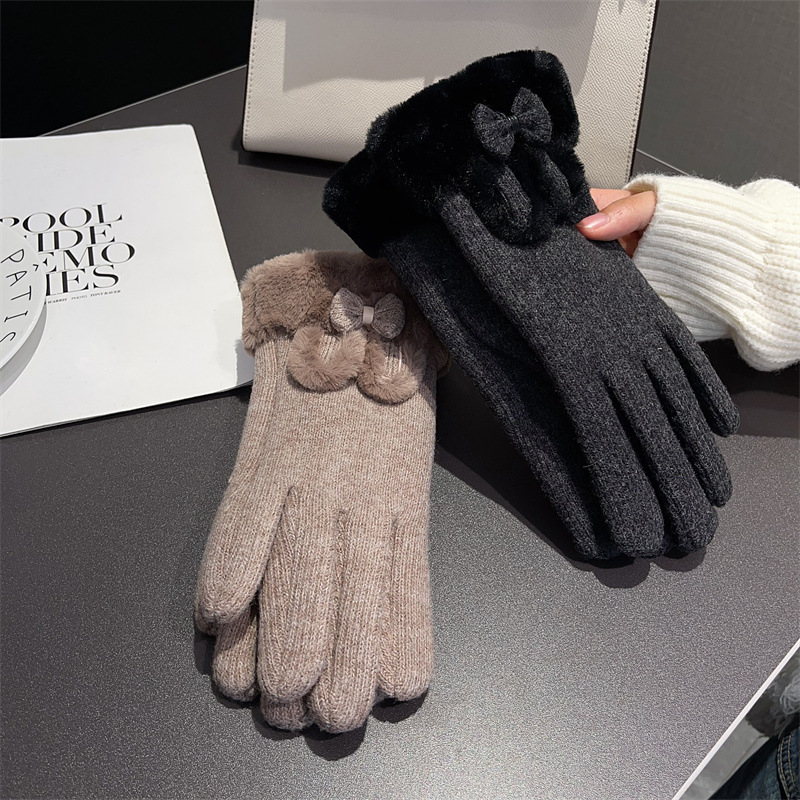 장갑 여성용 울 안감 터치스크린 겨울 사이클링 따뜻한  - Wool Glove Lined 리뷰 및 가격