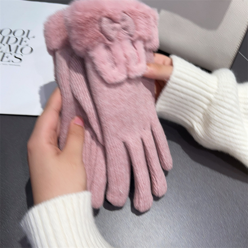 장갑 여성용 울 안감 터치스크린 겨울 사이클링 따뜻한  - Wool Glove Lined 리뷰 및 가격