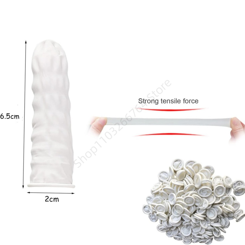 100Pcs 일회용 손가락 끝 보호대 장갑 미끄럼 방지 - Latex Disposable Glove 리뷰 및 가격